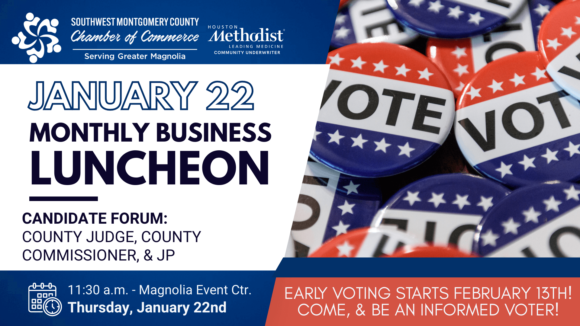 Monthly Business Luncheon Monthly Business Luncheon