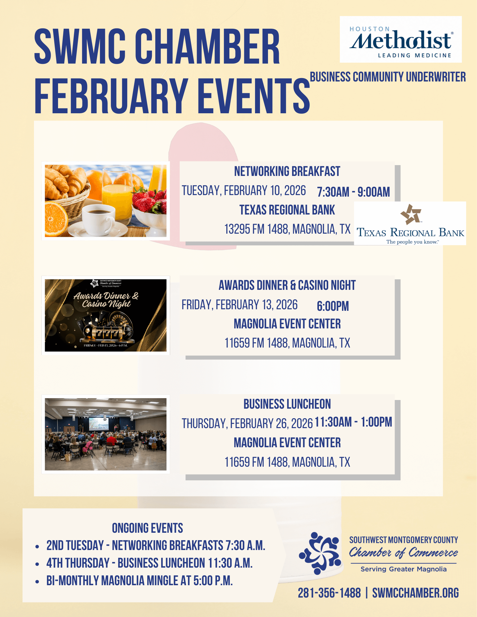 MONTHLY EVENTS