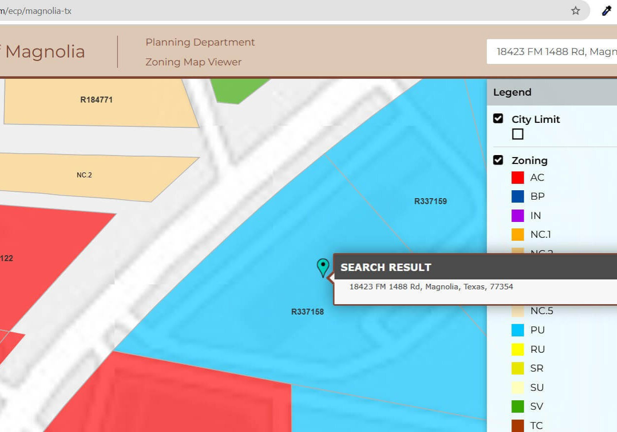 City GIS map City GIS map